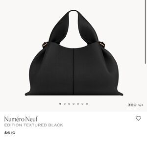 Polene Numero Neuf Bag, Black, larger size